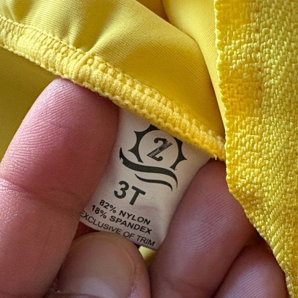 Bright Yellow Kids Swim Rashguard - Picture 3 of 4